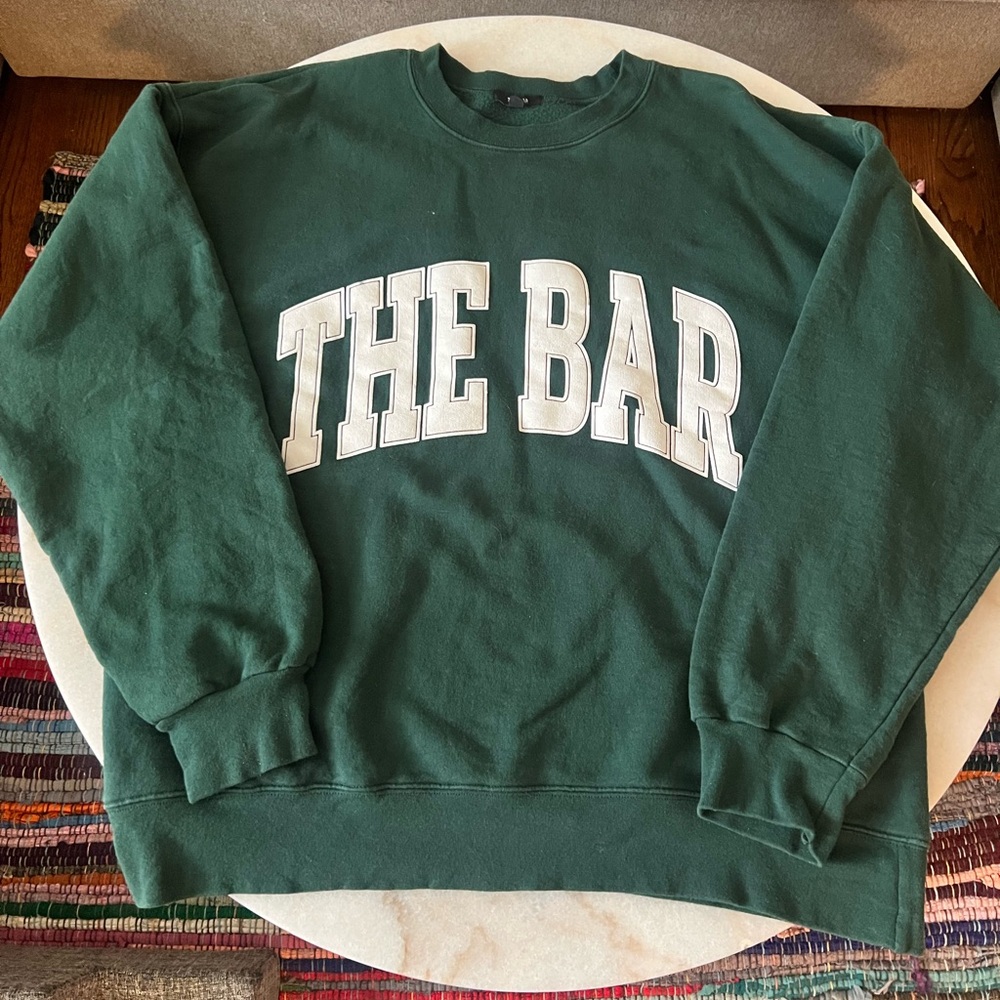 The Bar Hunter Green Sweatshirt
